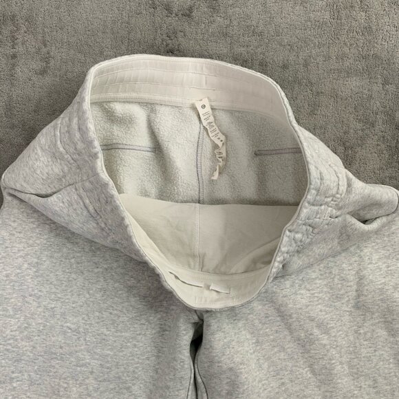 Lululemon Sweatpants Womens 10 Gray Loungeful High Rise Jogger Fleece Athleisure - Picture 10 of 16